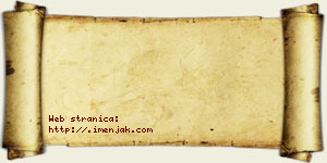 Jasmina Biber vizit kartica